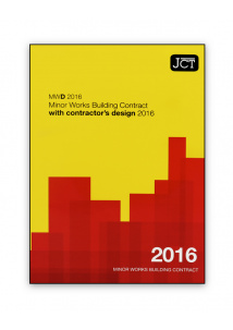 JCT Minor Works Building Contract with Contractor's Design 2016 (MWD)