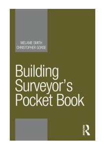 Building Surveyor’s Pocket Book 