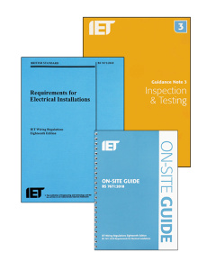 18th Edition Wiring Regulations 2018 - IET Extra Value Pack B