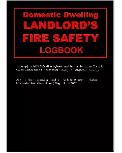 Landlords Fire Safety Logbook - Domestic Dwelling
