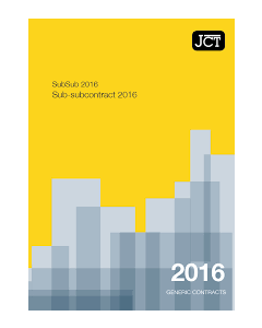 JCT Sub-subcontract 2016 (SubSub)