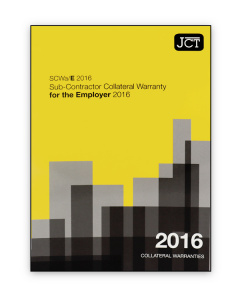 JCT Sub-Contractor Collateral Warranty for Employer 2016 (SCWa/E)
