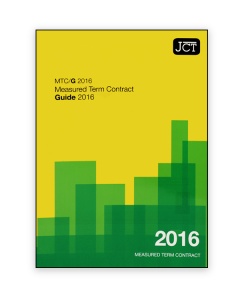 JCT Measured Term Contract Guide 2016 (MTC/G)