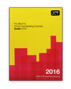 JCT Prime Cost  Building Contract Guide 2016 (PCC/G)