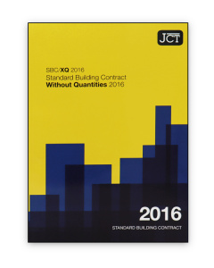 JCT Standard Building Contract Without Quantities 2016 (SBC/XQ)