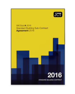 JCT Standard Building Sub-Contract Agreement 2016 (SBCSub/A)