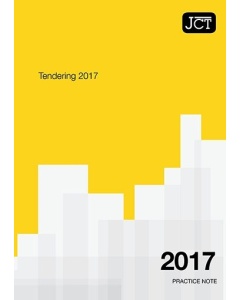 JCT Tendering Practice Note 2017