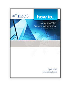 NEC3: How to use the TSC communication forms