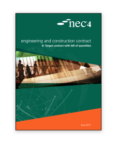 NEC4: Engineering and Construction Contract Option D: target contract with bill of quantities 