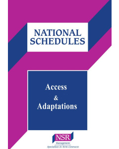 Nation Schedule of Rates Access & Adaptations 2020/2021