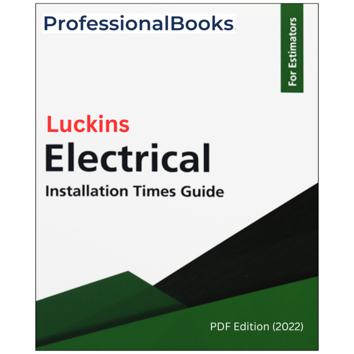 Electrical Installation Times Guide (Luckins)