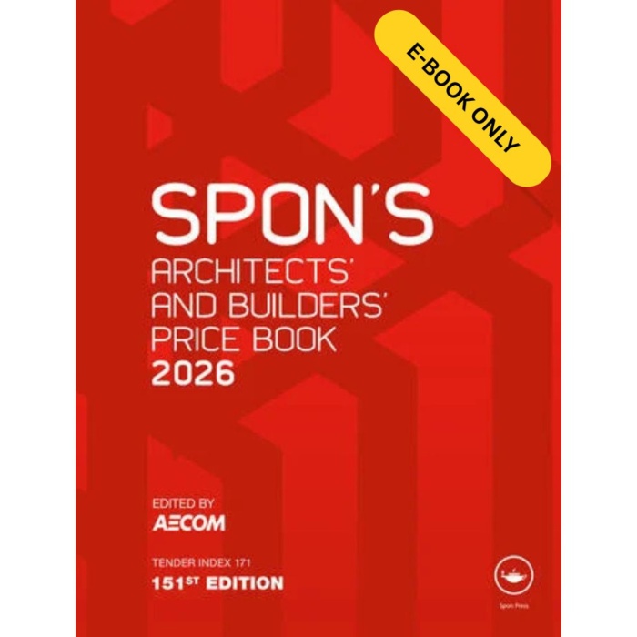 Spon's Architects' and Builders' Price Book 2026 (E-BOOK ONLY)