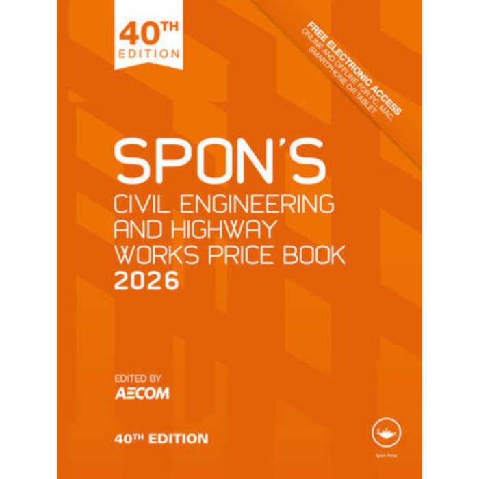 Spon's Civil Engineering and Highway Works Price Book 2026