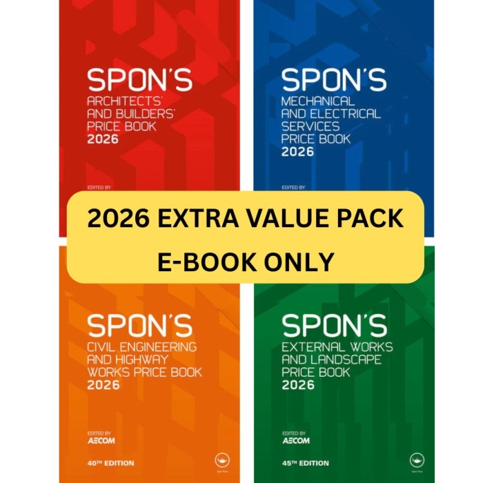 Spon's Price Guides 2026 (E-Book Only) - Extra Value Pack