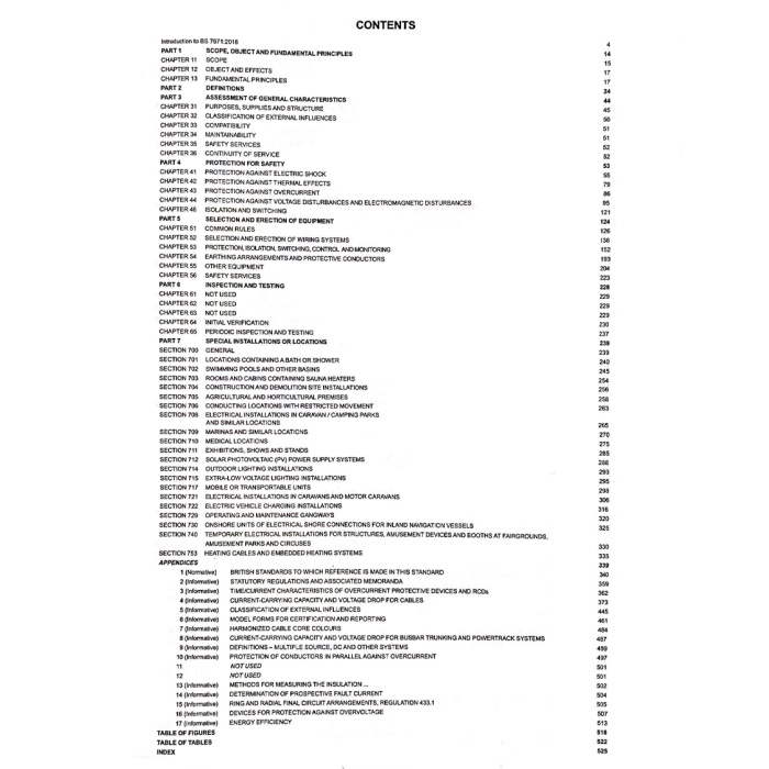 18th Edition BS 7671:2018 - Requirements for Electrical Installations, IET Wiring Regulations