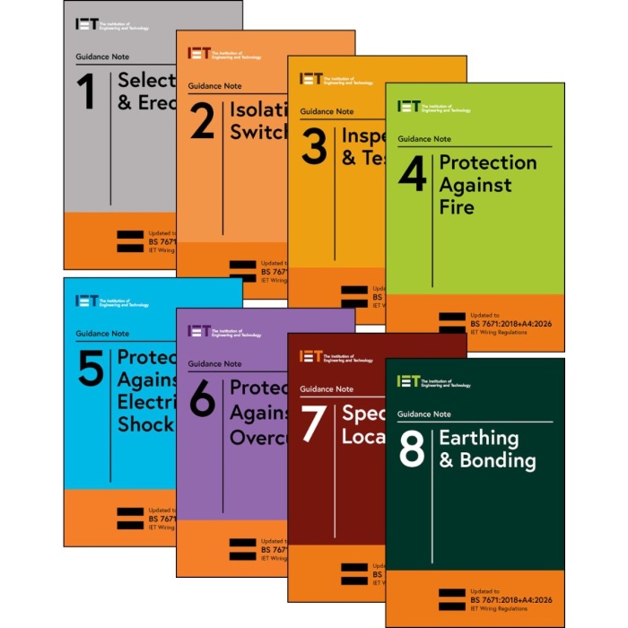 IET Guidance Note Extra Value Pack E (Amendment 4, 2026)