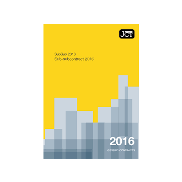 JCT Sub-subcontract 2016 (SubSub)