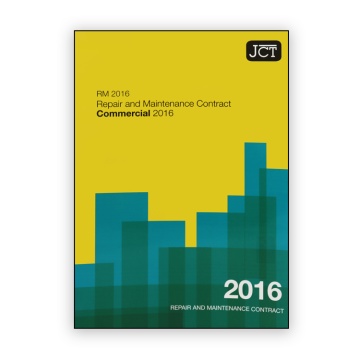 JCT Repair and Maintenance Contract 2016 (RM)