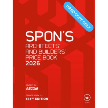 Spon's Architects' and Builders' Price Book 2026 (HARD COPY ONLY)