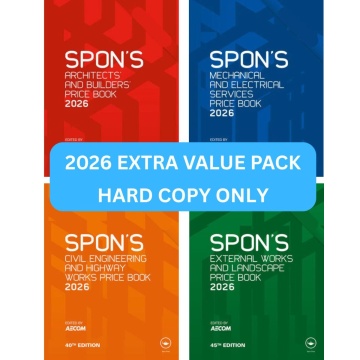 Spon's Price Books 2026 (Hard Copy Only) - Extra Value Pack