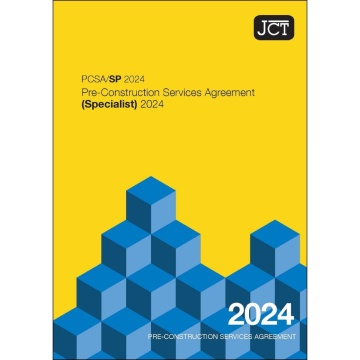 JCT Pre-Construction Services Agreement (Specialist) 2024 (PCSA/SP)