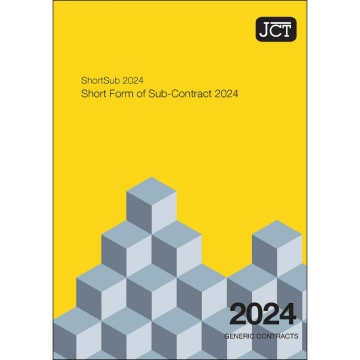 JCT Short Form of Sub-Contract 2024 (ShortSub 2024)