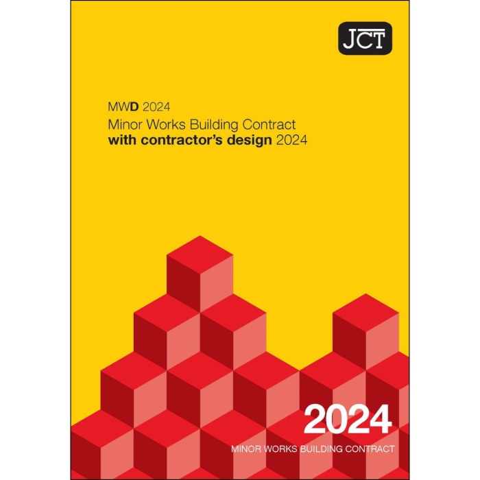 Minor Works Building Contract with Contractor's design (MWD 2024)